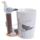 Mug anse mouette sur piquet
