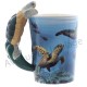 Mug anse tortue de mer