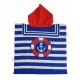 Poncho, Cape de bain marinière