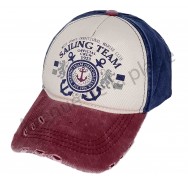 Casquette Sailing Team style usée A