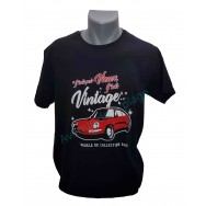 T-shirt humoristique "J'suis pas vieux, J'suis vintage"