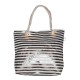 Sac de plage rayures dorées brillantes