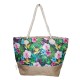 Sac de plage orchidée et fleur tropicale