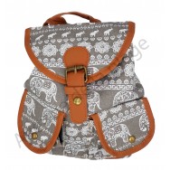 Mini sac à dos Éléphant gris