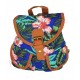 Mini sac à dos fleurs d'hibiscus