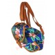 Mini sac à dos fleurs d'hibiscus