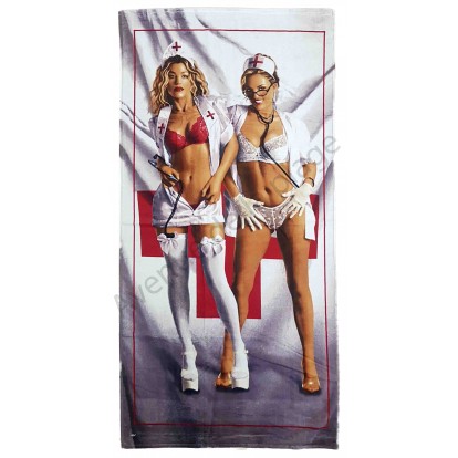 Serviette de plage "Infirmières sexy"