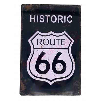Plaque vintage Historic Route 66