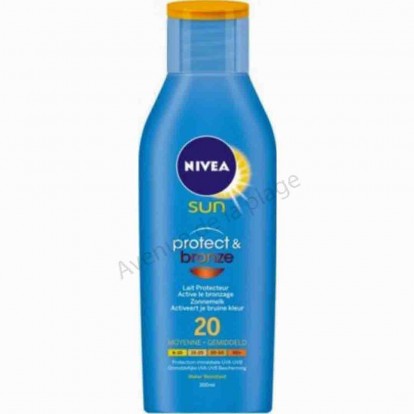 Crème solaire Nivéa lait protecteur activateur de bronzage FPS 20