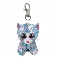 Peluche Ty Flippables porte clé Whimsy le chat