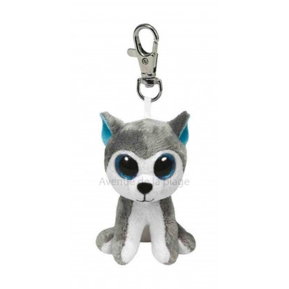 Peluche Ty Beanie Boo's porte clé Slush le husky