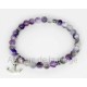 Bracelet bien être en pierre Améthyste