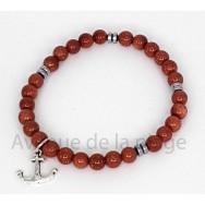 Bracelet bien être en pierre du soleil