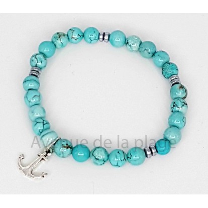 Bracelet bien être en pierre turquoise