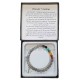 Bracelet 7 chakras et améthyste