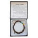 Bracelet 7 chakras et oeil de tigre