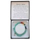 Bracelet 7 chakras et turquoise