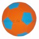 Ballon de football pour la plage orange fluo