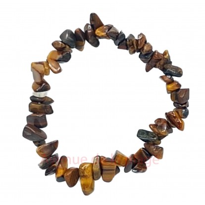 Bracelet élastique Oeil de tigre - Optimisme