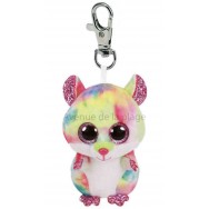 Peluche Ty Beanie Boo's porte clé Rodney le hamster
