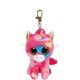 Peluche Ty Beanie Boo's porte clé Fantasia la licorne rose
