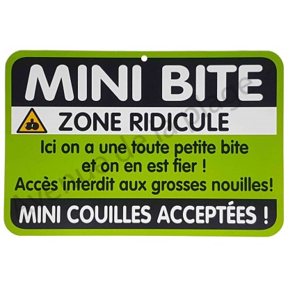 Plaque de porte Danger "Mini Bite"