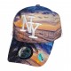 Casquette NY coucher de soleil sur la plage