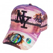 Casquette NY coucher de soleil Californien