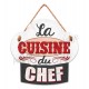 Pancarte La cuisine du chef
