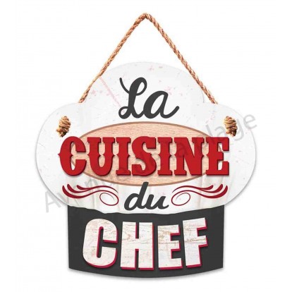 Pancarte La cuisine du chef