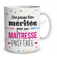 Mug cadeau "Ma Maîtresse préférée"