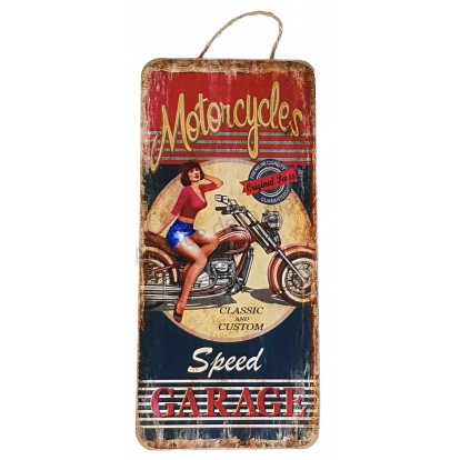 Pancarte vintage Motorcycles Speed Garage