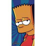 Serviette de plage Bart Simpson