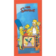 Serviette de plage La Famille Simpsons