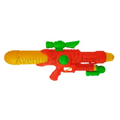 Pistolet à eau 62 cm avec pompe orange