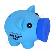 Tirelire cochon Mon petit fils