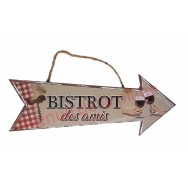 Flèche décorative Bistrot des Amis