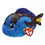 Peluche Ty Beanie Boo's Aqua le poisson bleu 30 cm