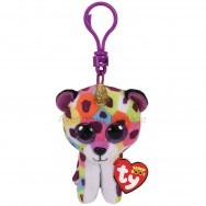 Peluche Ty Beanie Boo's porte clé Giselle le léopard licorne