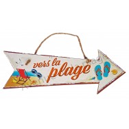 Flèche décorative Vers la plage