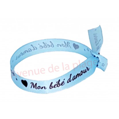 Bracelet ruban argenté Soeur Emmanuelle