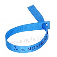 Bracelet ruban message Tu es mon Prince