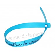 Bracelet ruban message La meilleure des Marraines