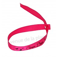 Bracelet ruban message Carpe Diem