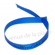 Bracelet ruban message Le meilleur des papis