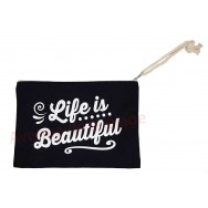 Pochette message Life is beautiful