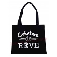 Sac à main cabas message Créature de rêve