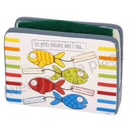 Porte éponge Les petits poissons dans l'eau