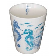 Tasse à café expresso couple d'hippocampes