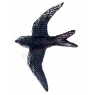 Hirondelle en fonte à accrocher 13 cm